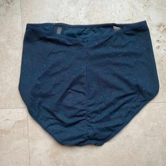 LOU Perfect Blue Dotted High-Waisted Underwear NWT Size Small - Picture 3 of 6